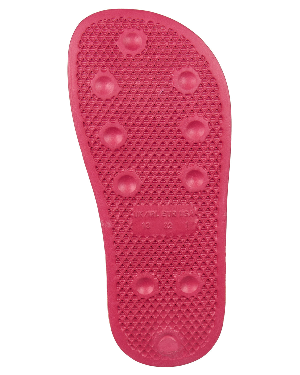 Kids Striped "Good Vibes" EVA-Cushioned Slide Sandal with 3D Graphics