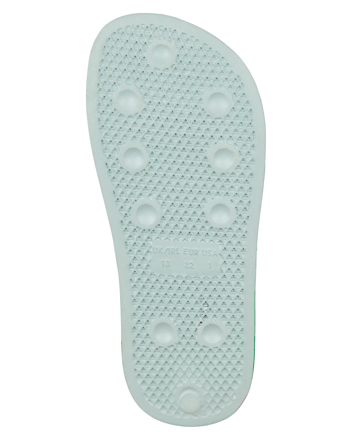 Kids Striped "Good Vibes" EVA-Cushioned Slide Sandal with 3D Graphics