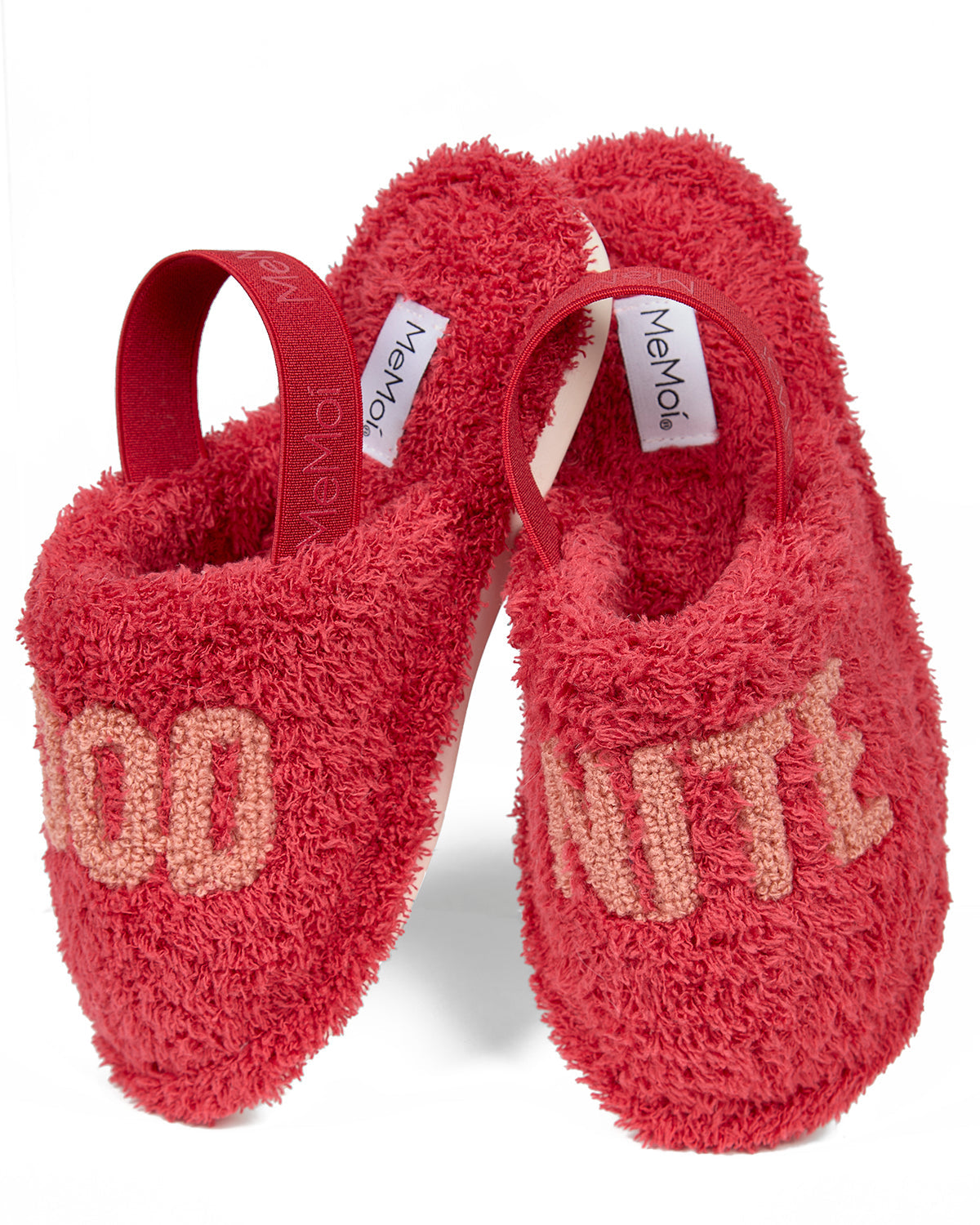 Kids "Good Nite" Fluffy Faux Sherpa Slippers Scuff