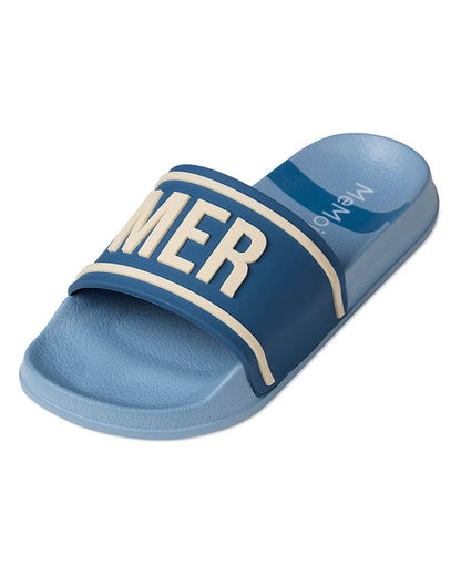 Kids "Summer" EVA-Cushioned Slip-On Slide Sandal with 3D Graphics