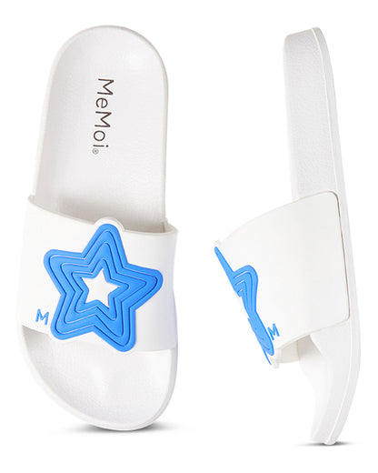 Kids Unisex 3D-Star EVA-Cushioned Slip-On Sandal Slide