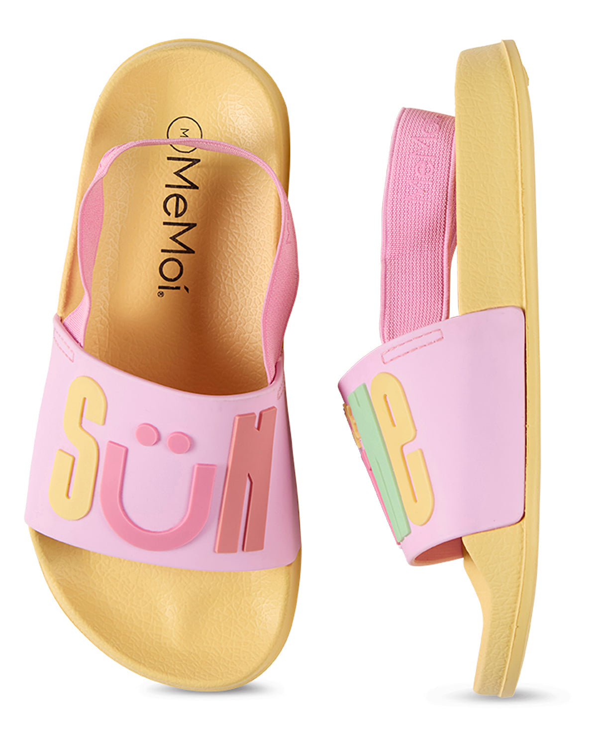 Kids "Sunshine" EVA-Cushioned Slide Sandal with Back Strap