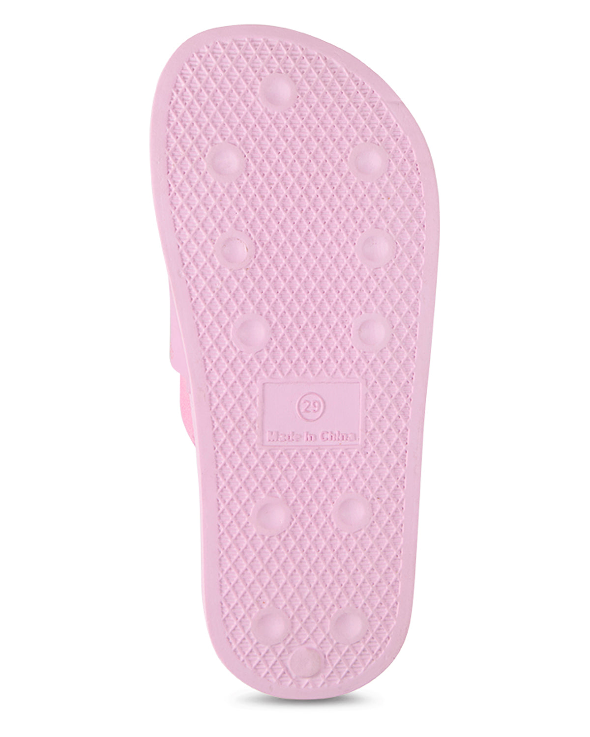 Girls Cherry-Coded EVA-Cushioned Slide Sandal with Back Strap