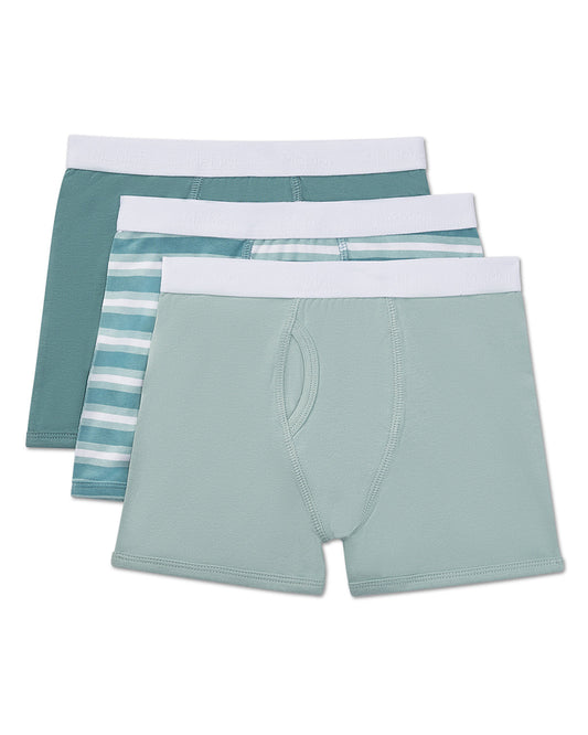 Boys' 3 Pair Pack Plaid Multi Boxer Briefs