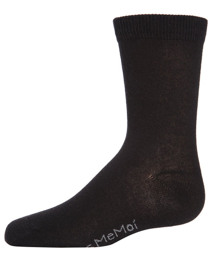 Kids' Basic Cotton Blend Crew Socks