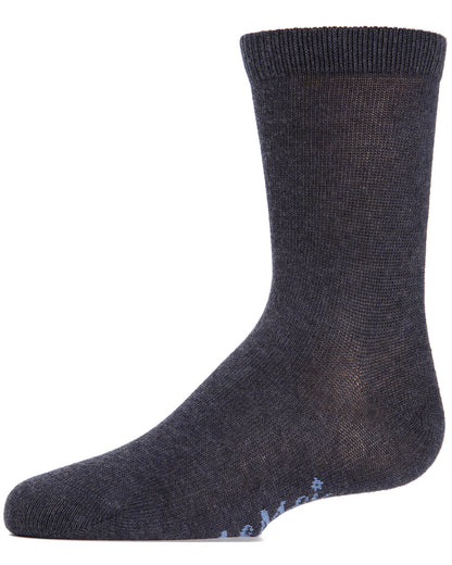 Kids' Basic Cotton Blend Crew Socks