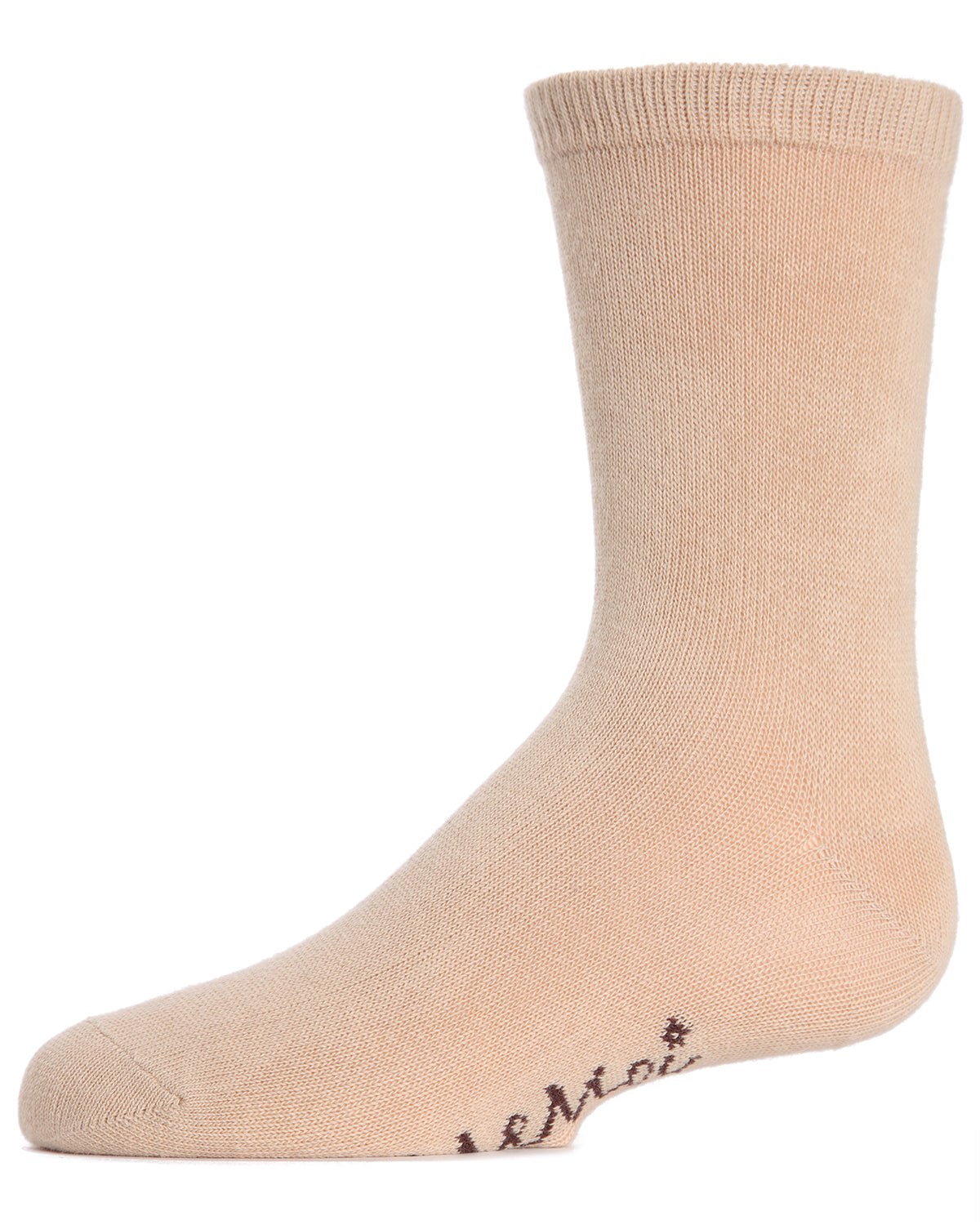 Kids' Basic Cotton Blend Crew Socks