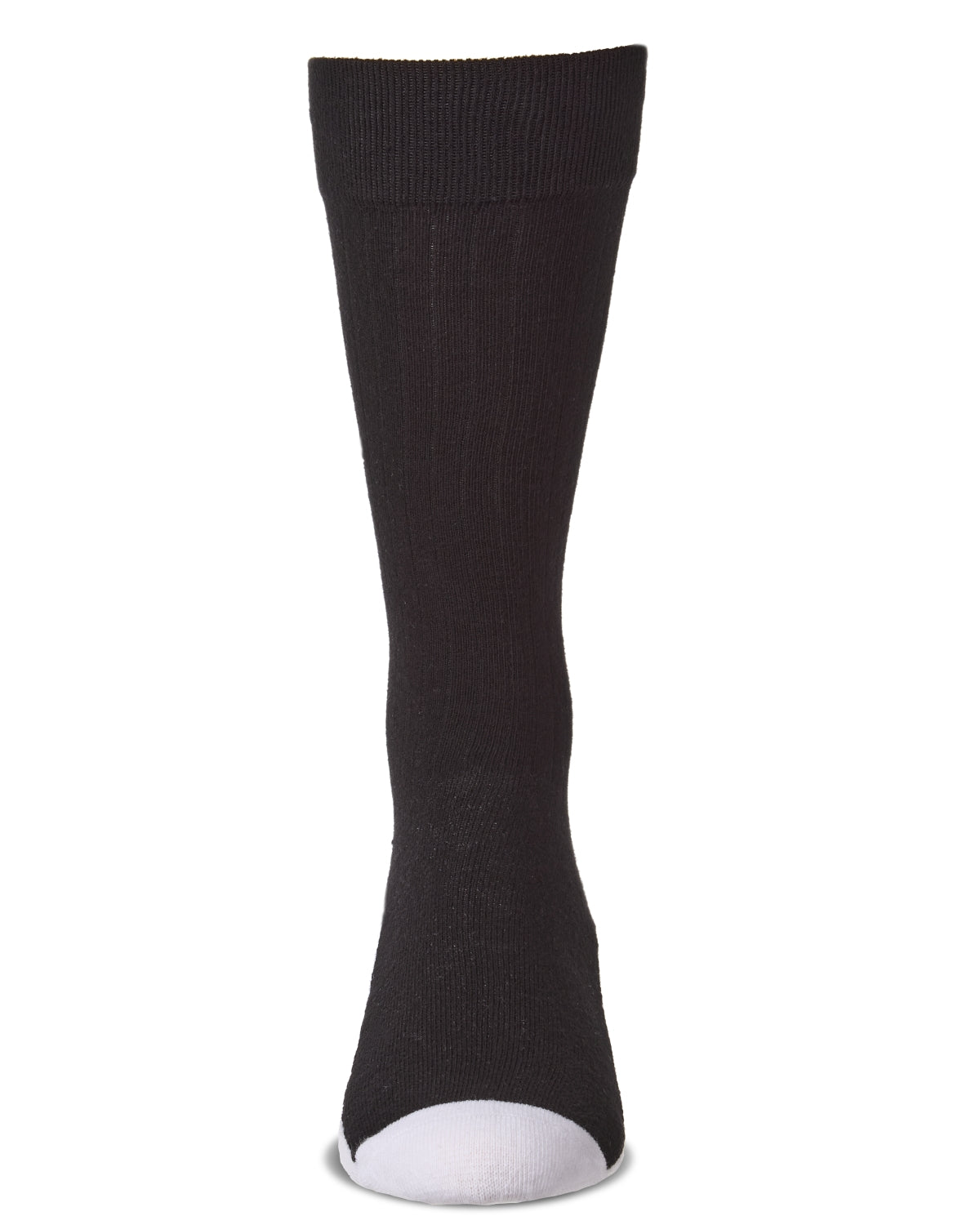 Men's White Sole Cotton Blend Sock 3 Pack