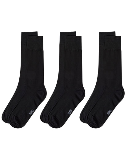 Pique Men's Mercerized Cotton Socks 3-Pack