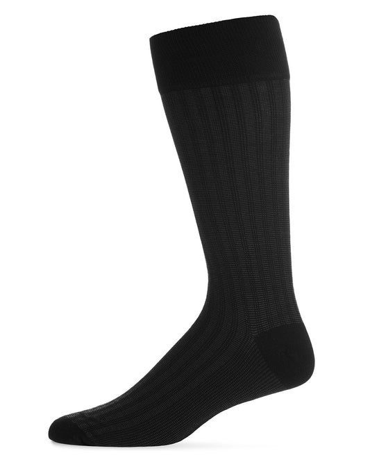 Men's 3 Pair Pack Assorted Mercerized Cotton Blend Crew Socks