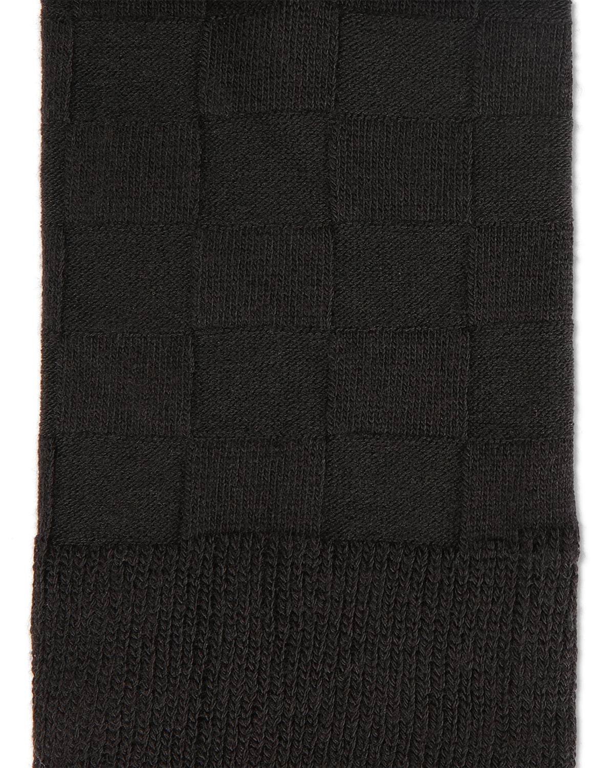 Men's Bamboo Blend Solid Checkerboard Crew Socks