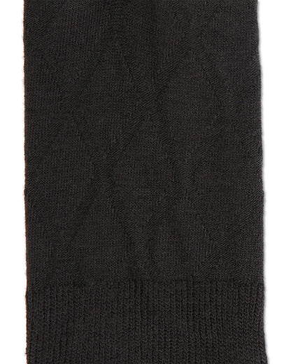 Men's Bamboo Blend Solid Diamond Crew Socks