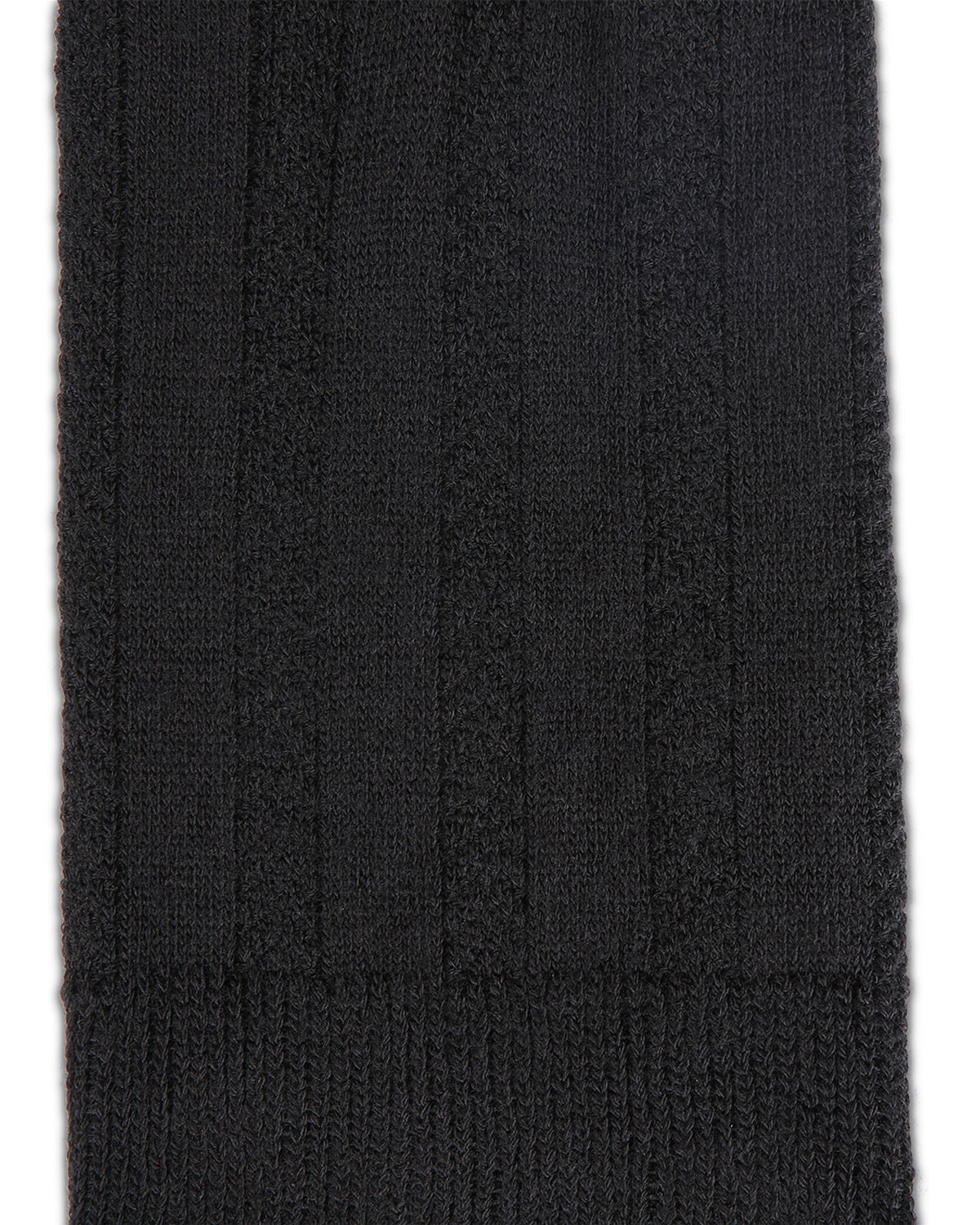 Men's Bamboo Blend Solid Woven Ribbed Crew Socks