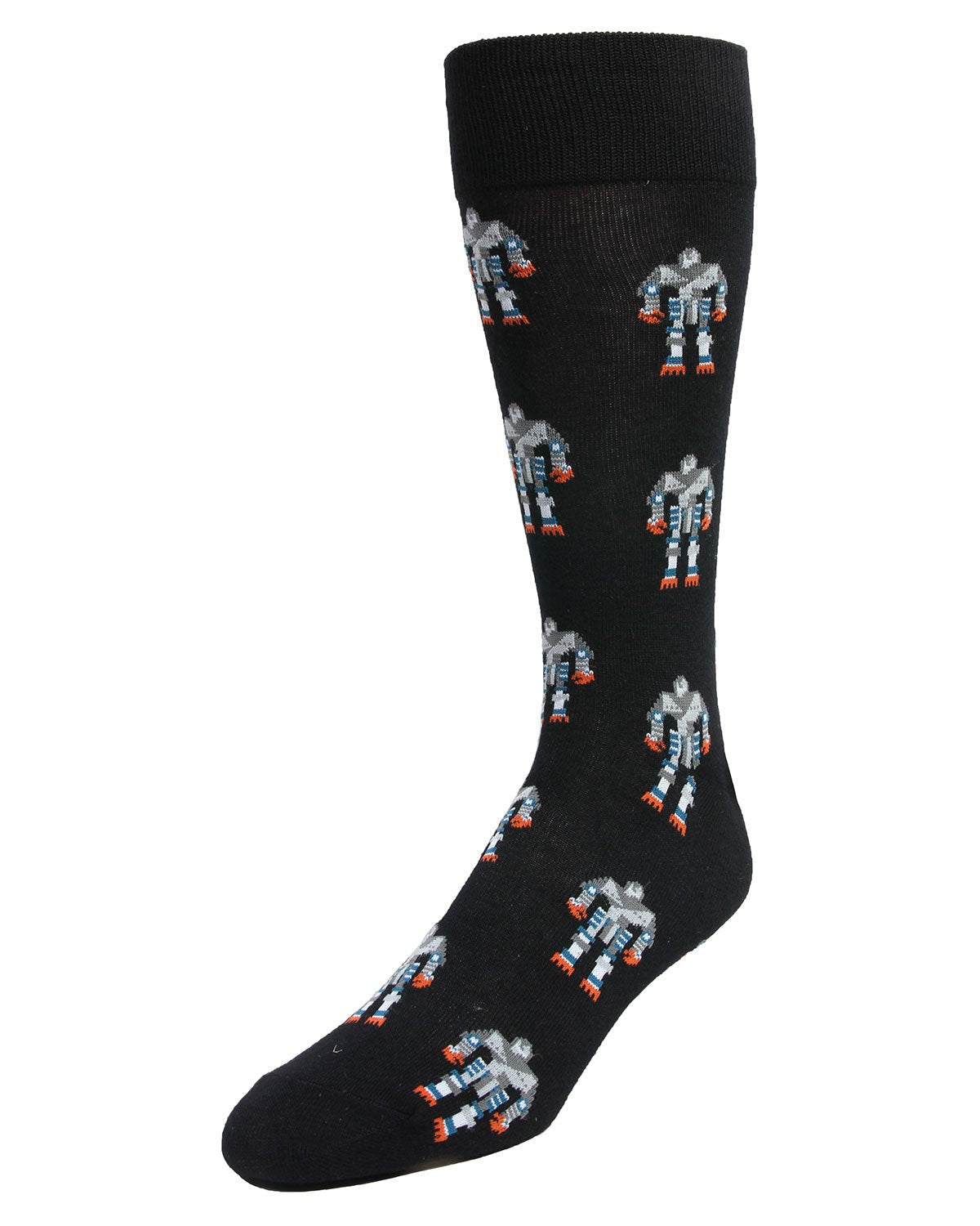 Robot Overlords Bamboo Blend Cartoon Men's Socks