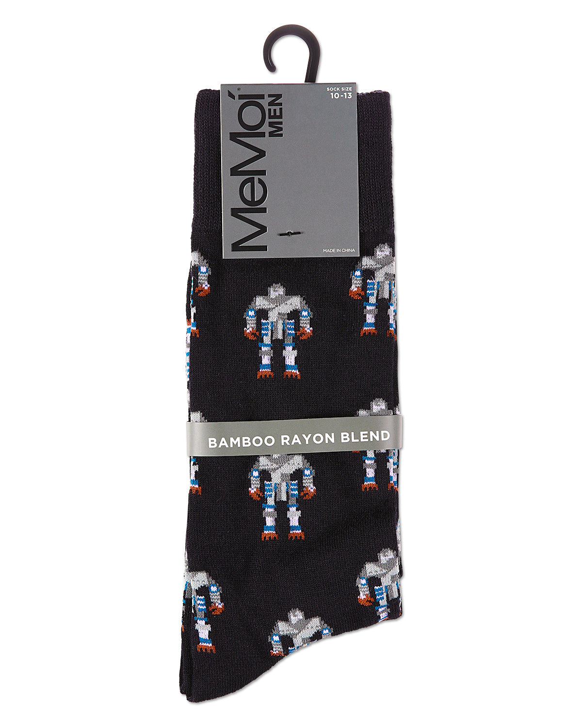 Robot Overlords Bamboo Blend Cartoon Men's Socks