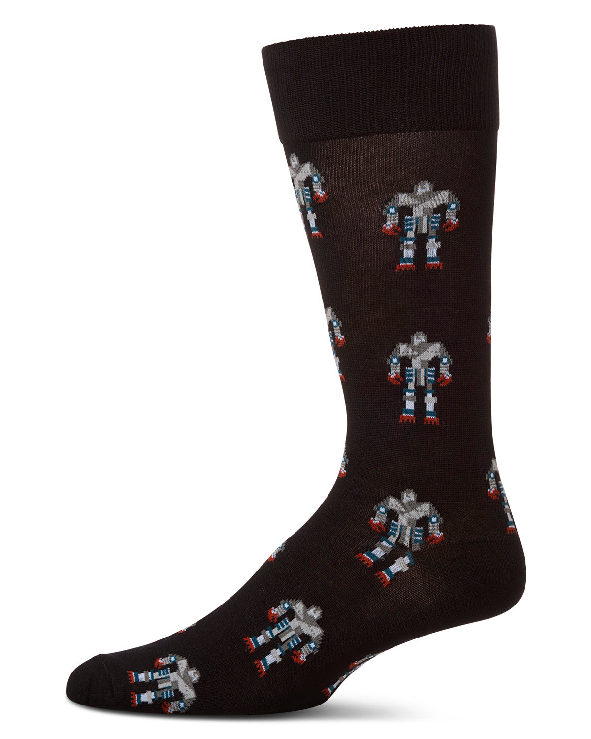 Robot Overlords Bamboo Blend Cartoon Men's Socks