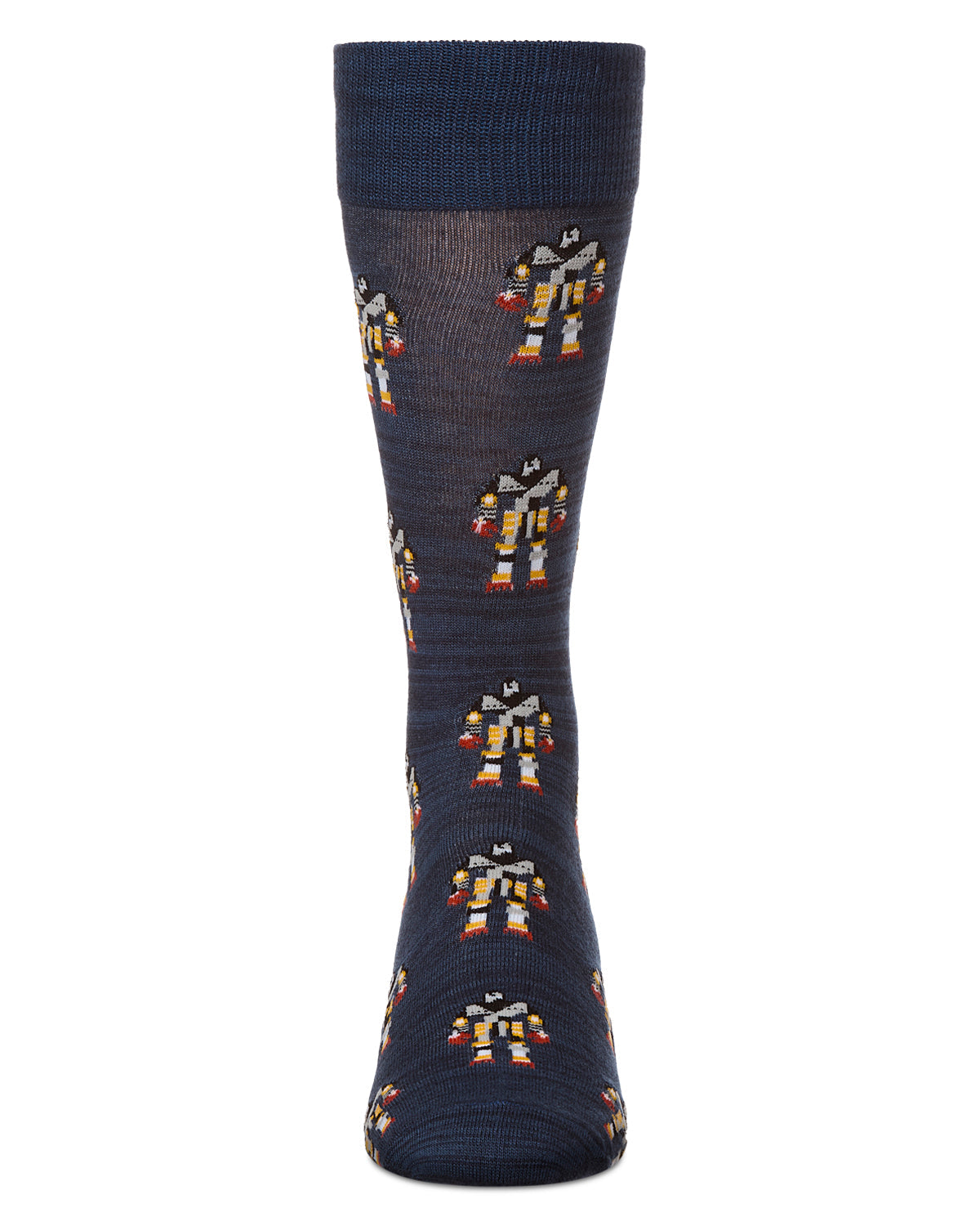 Robot Overlords Bamboo Blend Cartoon Men's Socks