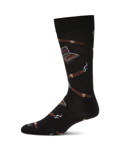 Smoker's Delight Cigar Bamboo Blend Men's Socks