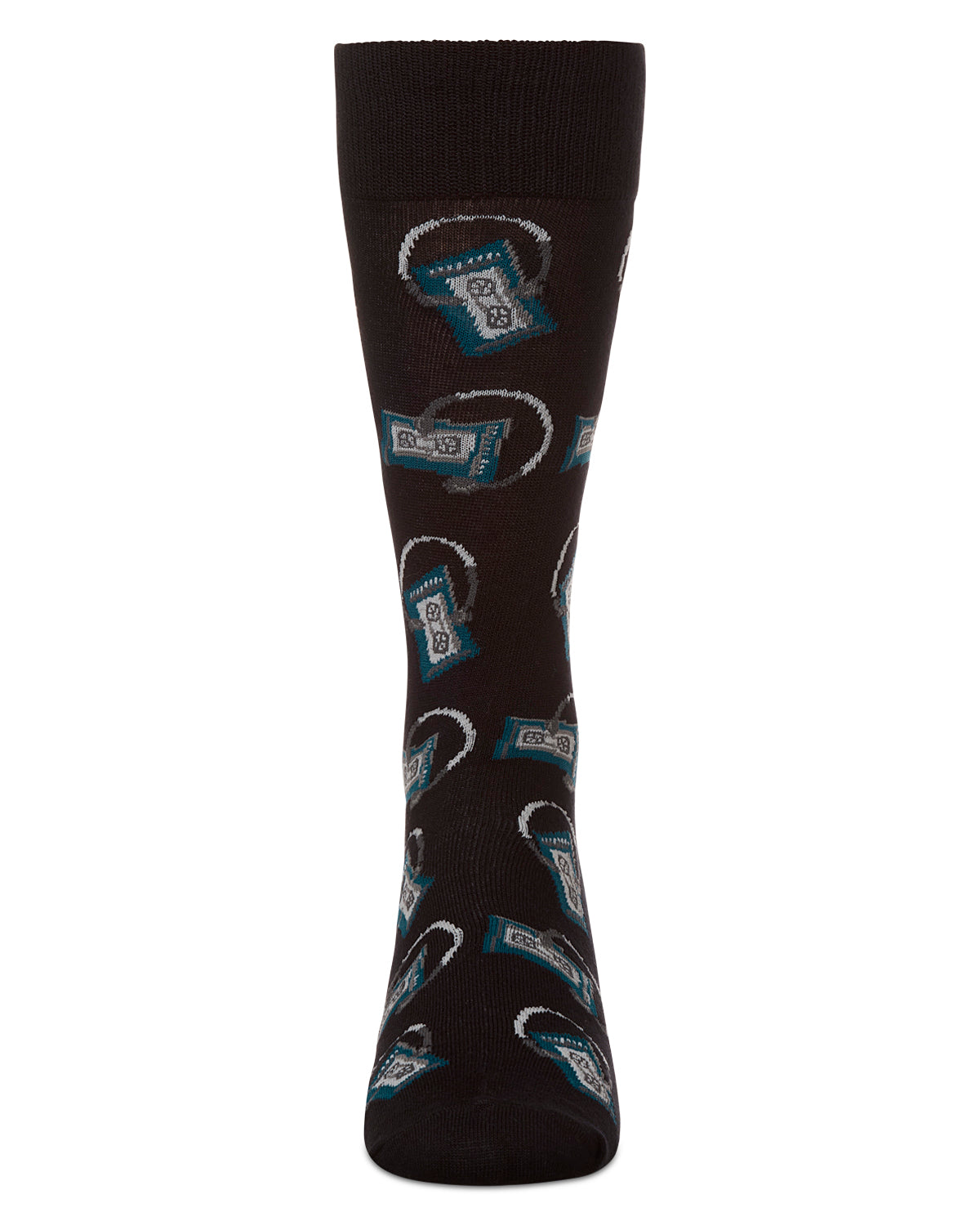Slick Beats Cassette Player Men's Bamboo Blend Crew Socks