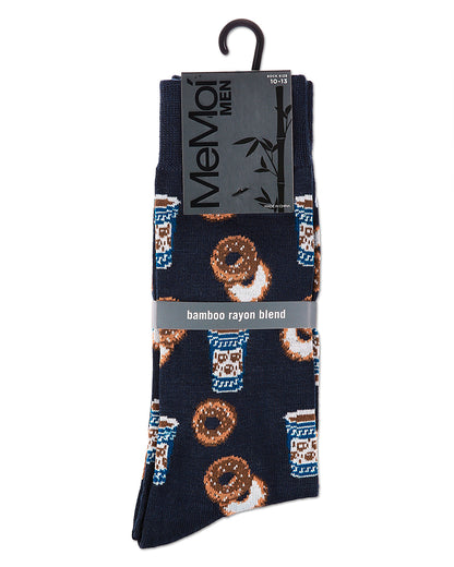 Men's Bagel Shop Bamboo Blend Men's Crew Socks