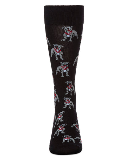 Men's American Bully Dog Bamboo Blend Crew Socks