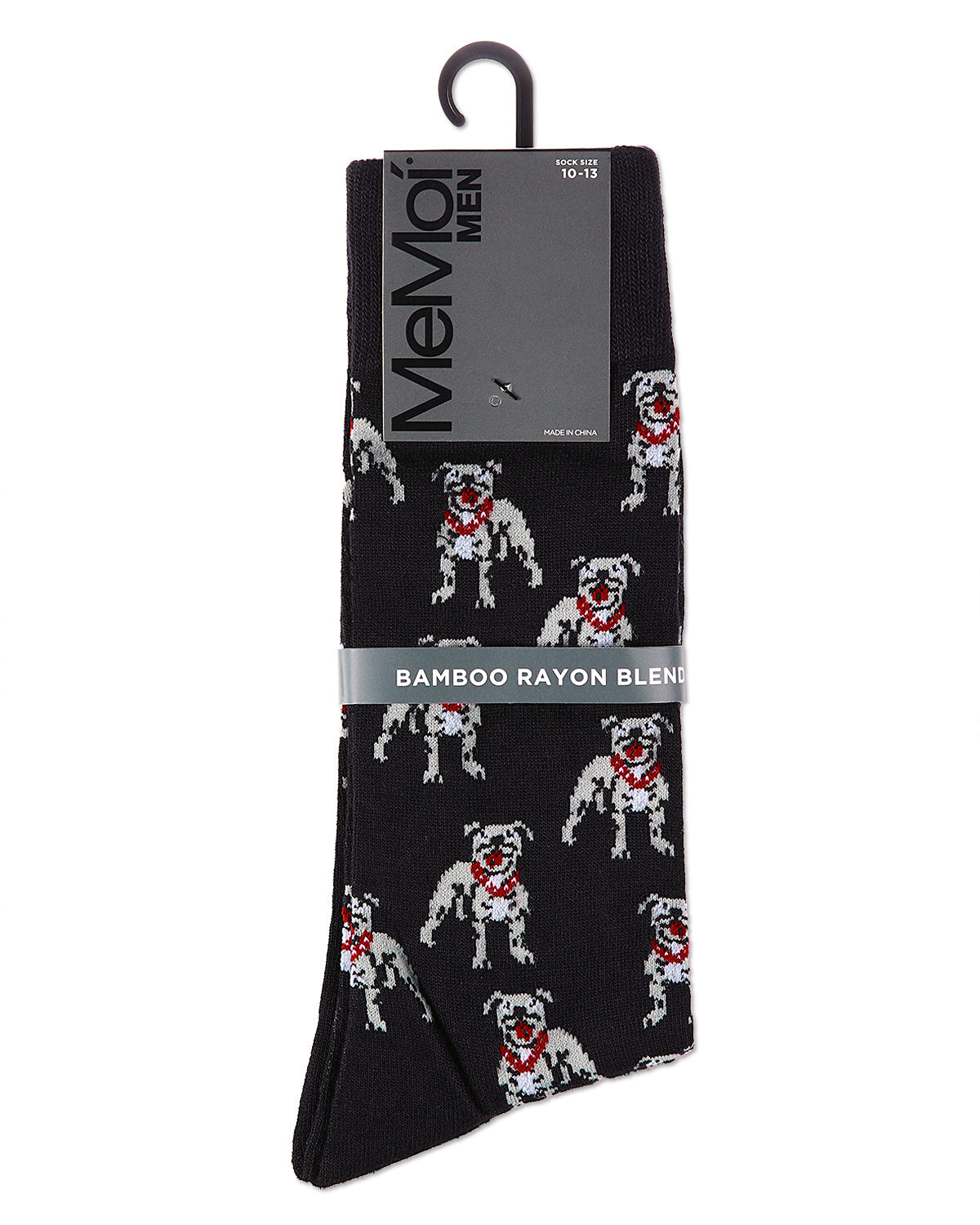 Men's American Bully Dog Bamboo Blend Crew Socks