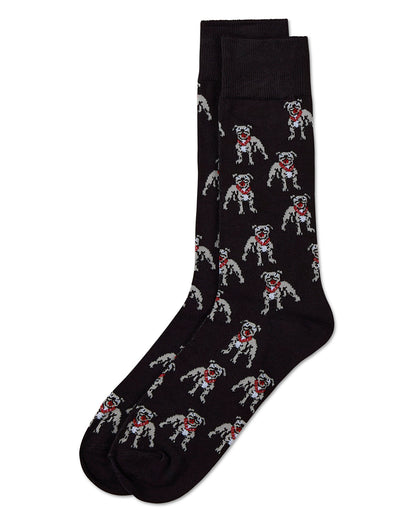 Men's American Bully Dog Bamboo Blend Crew Socks