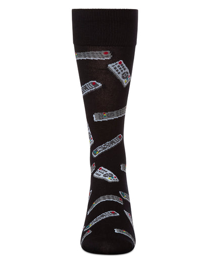 Control Center Remote Men's Bamboo Blend Crew Socks