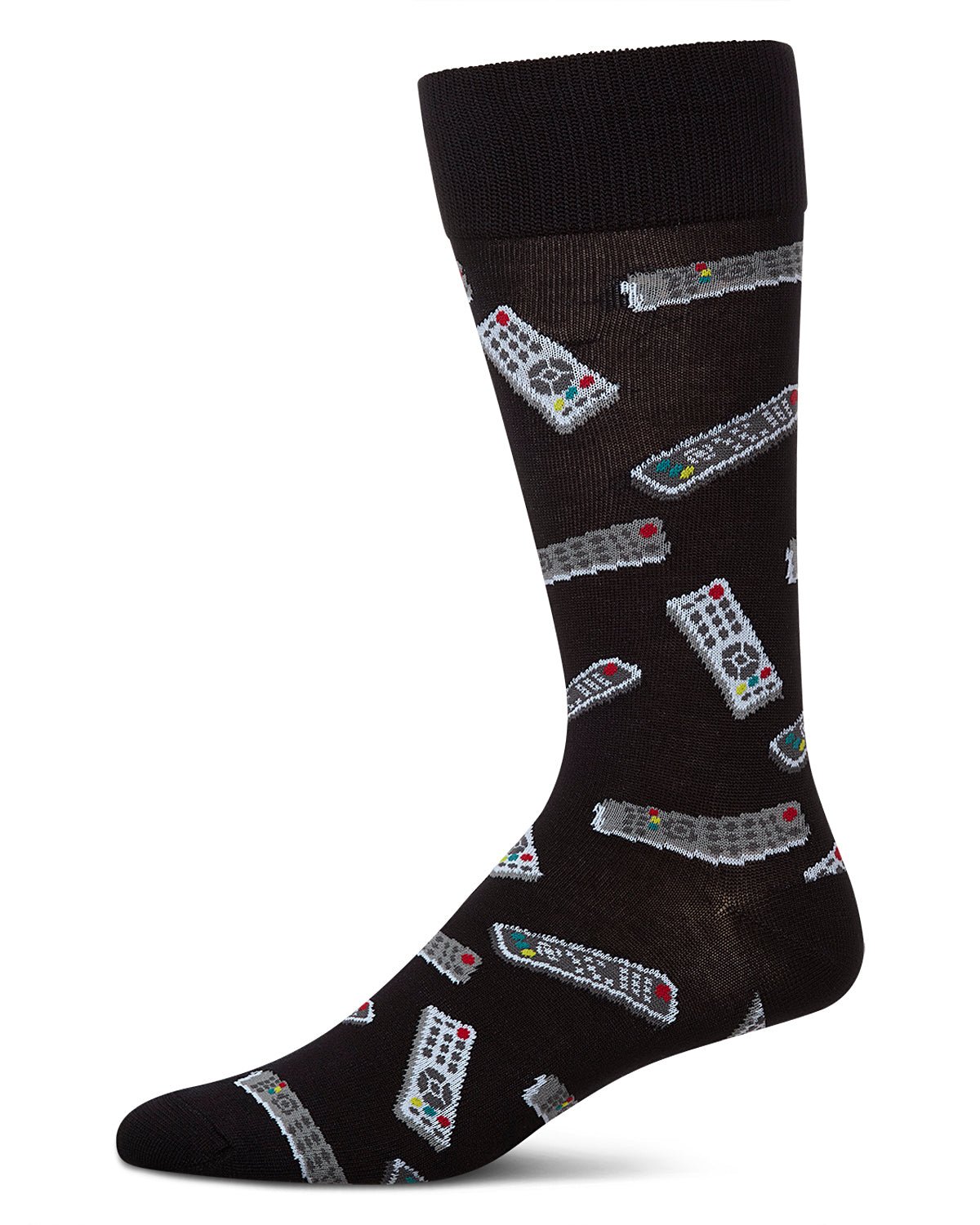 Control Center Remote Men's Bamboo Blend Crew Socks