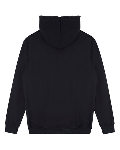 Zip-Up Rayon-Blend Hoodie with Faux Fur Lining - Introductory Special