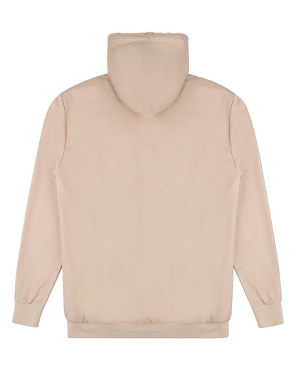 Zip-Up Rayon-Blend Hoodie with Faux Fur Lining - Introductory Special