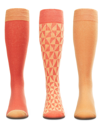 Kaleidotones Cotton Blend Crew Sock 3 Pack