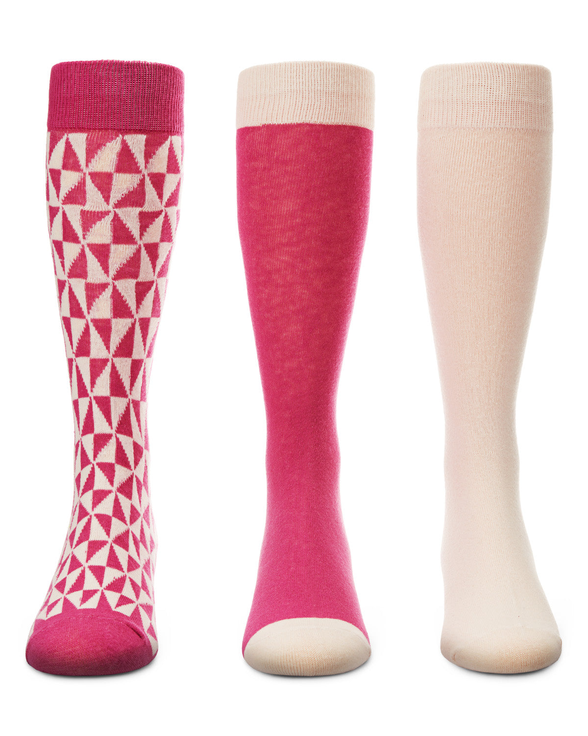 Kaleidotones Cotton Blend Crew Sock 3 Pack