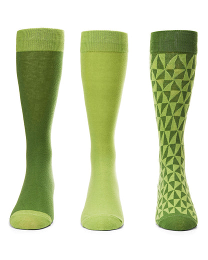 Kaleidotones Cotton Blend Crew Sock 3 Pack