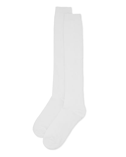 Men's Ribbed Modal-Blend Over-the-Calf Solid-Color Dress Sock