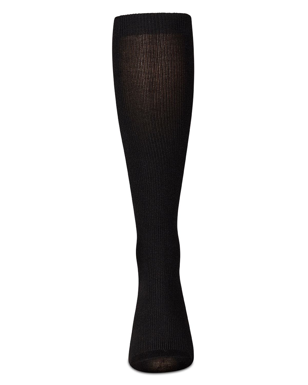 Men's Ribbed Modal-Blend Over-the-Calf Solid-Color Dress Sock