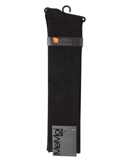 Men's Ribbed Modal-Blend Over-the-Calf Solid-Color Dress Sock