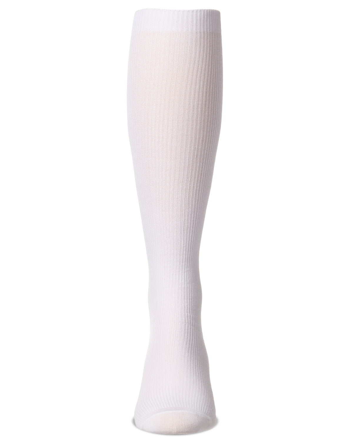Men's Ribbed Modal-Blend Over-the-Calf Solid-Color Dress Sock