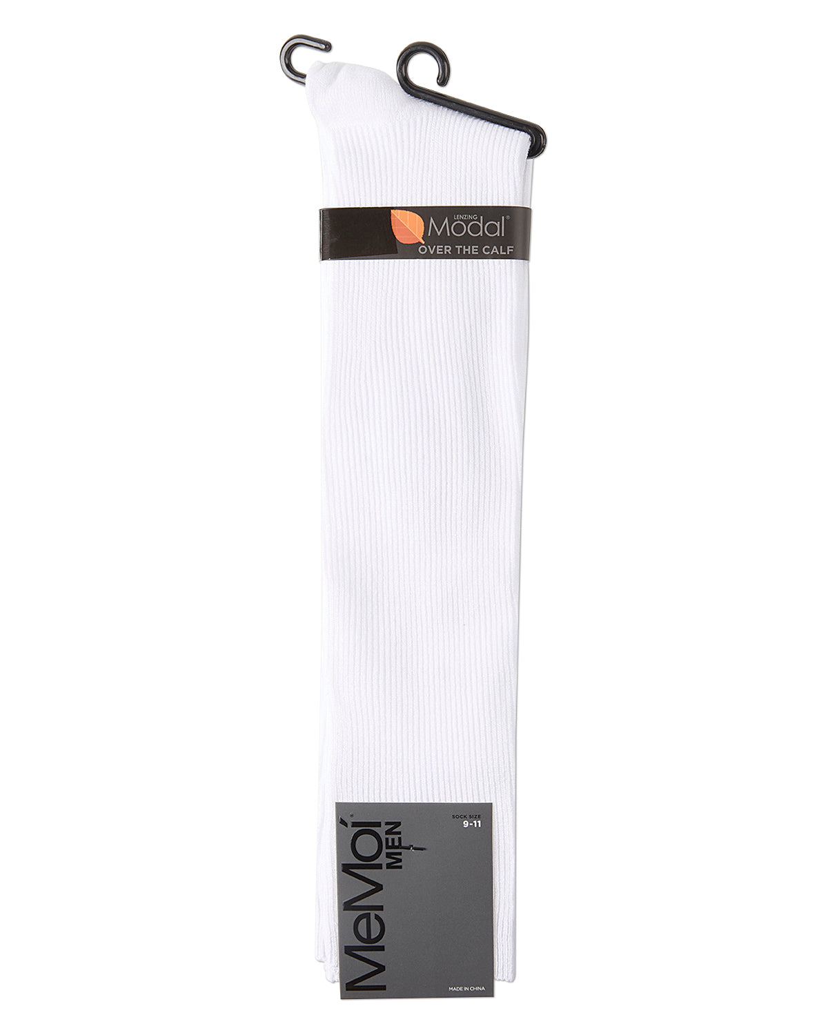 Men's Ribbed Modal-Blend Over-the-Calf Solid-Color Dress Sock