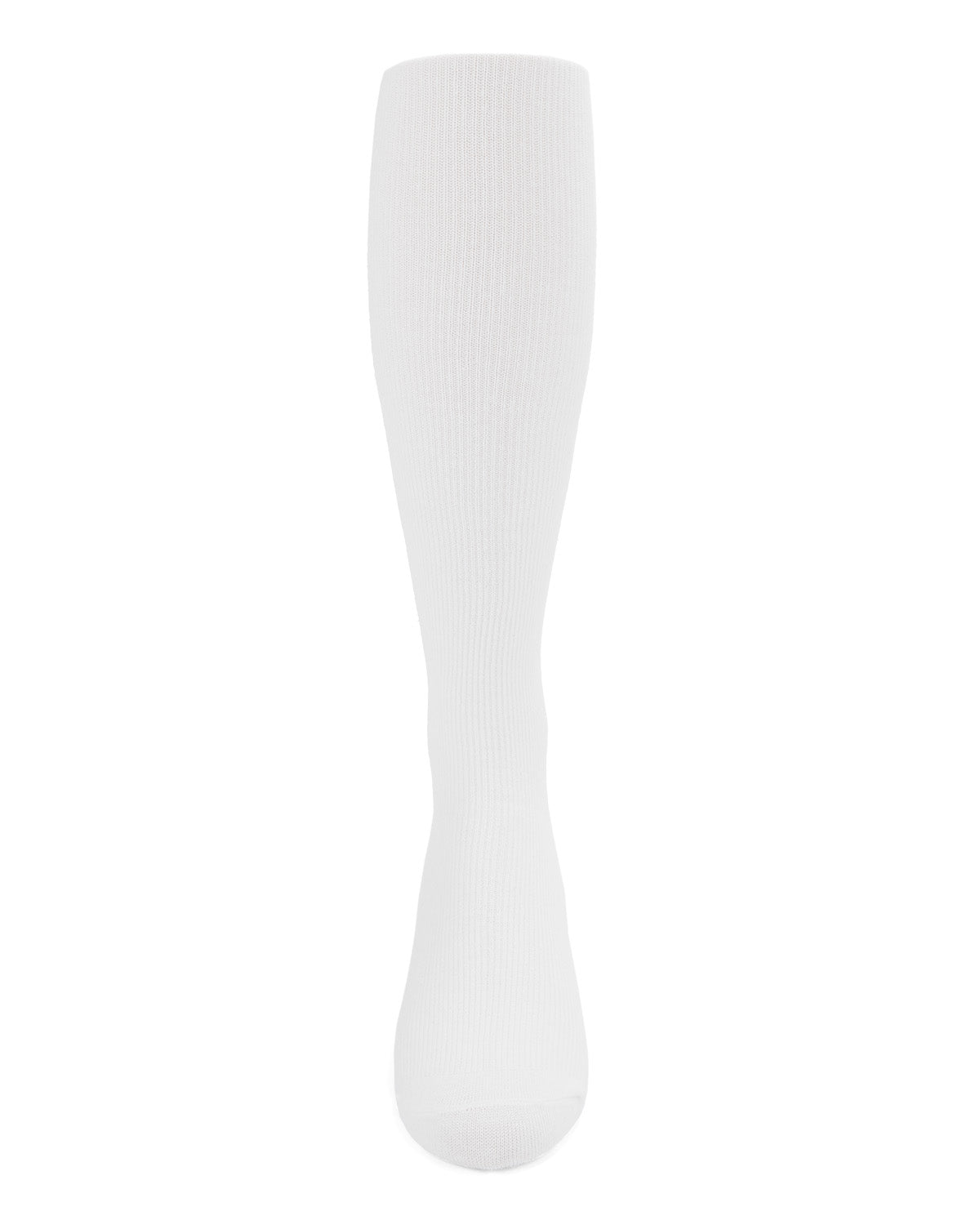 Men's Ribbed Cotton-Rich Over-the-Calf Solid-Color Dress Sock