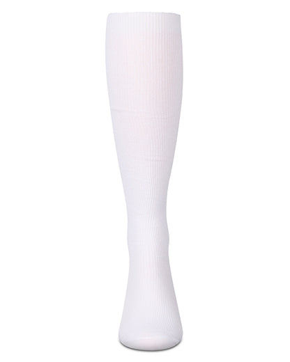 Men's Ribbed Modal-Blend Over-the-Calf Solid-Color Dress Sock