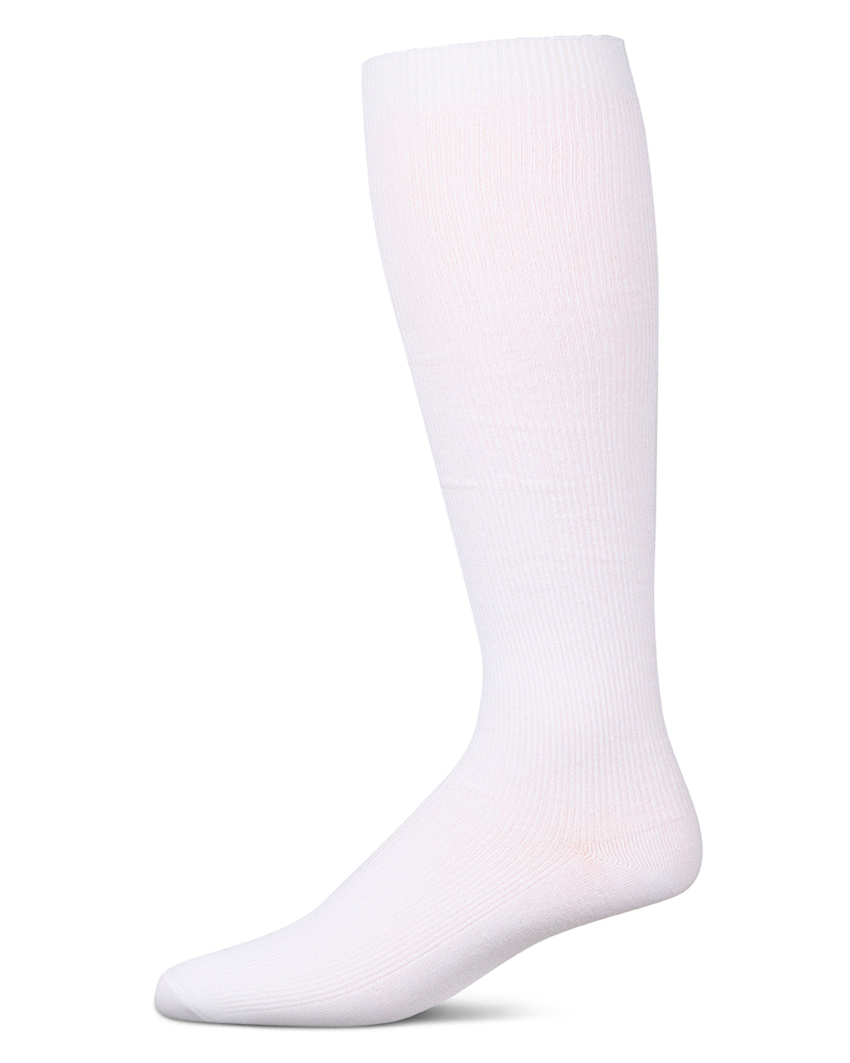 Men's Ribbed Modal-Blend Over-the-Calf Solid-Color Dress Sock