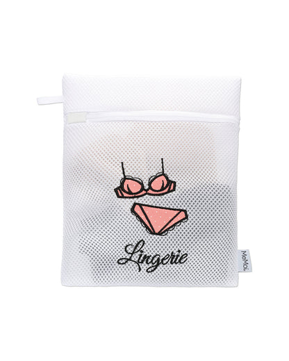 Lingerie Embroidered Mesh Wash Bag