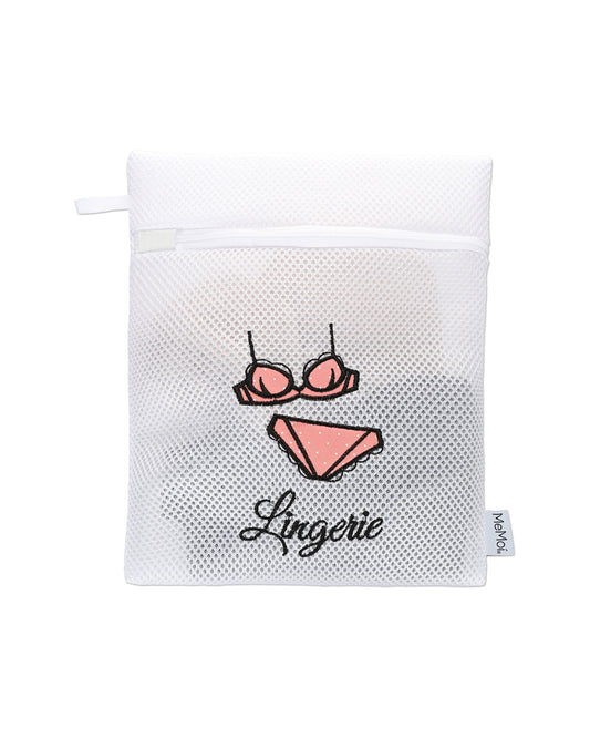 Lingerie Embroidered Mesh Wash Bag