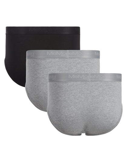 3 Pair Men's Cool Cotton Stretch Classic-Fit Tag-Free Briefs