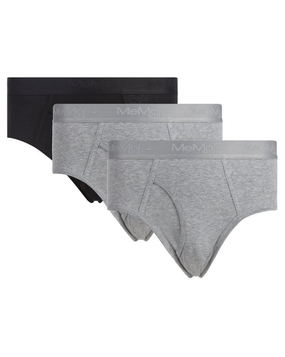 3 Pair Men's Cool Cotton Stretch Classic-Fit Tag-Free Briefs