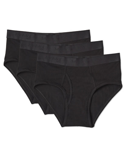 3 Pair Men's Cool Cotton Stretch Classic-Fit Tag-Free Briefs
