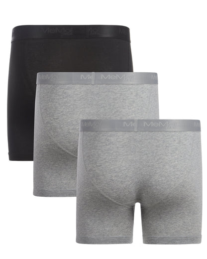 3 Pair Men's Cool Cotton Stretch Classic-Fit Tag-Free Boxer Briefs