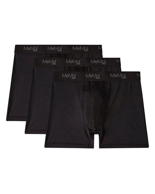 3 Pair Men's Dri-Effect Performance Tag-Free Stretch Knit Boxer Briefs