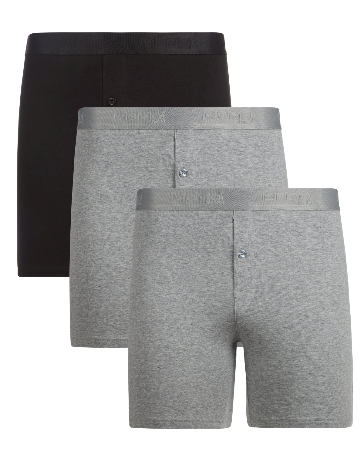 3 Pair Men's Cool Cotton Stretch Classic-Fit Tag-Free Boxer Shorts